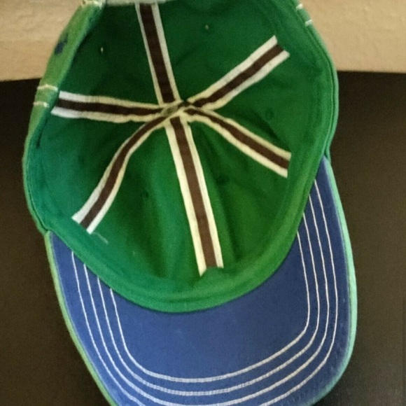 Daniel Cremieux OSFA strapback hat cap green - Picture 7 of 7